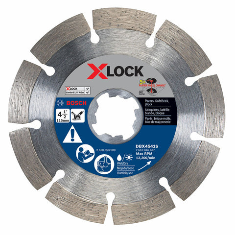 Bosch DBX4541S 4-1/2" Segmented Rim Diamond Blade