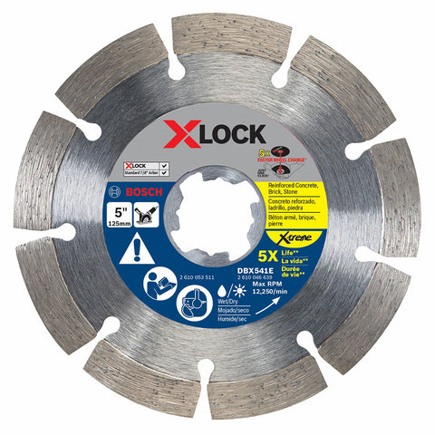 Bosch DBX541E 5" Segmented Diamond Blade Xtreme