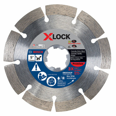 Bosch DBX541P 5" Segmented Diamond Blade Premium