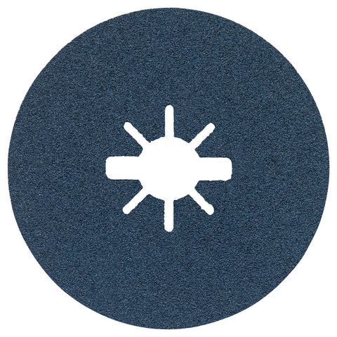 Bosch FBX580 Fiber Discs 5" x 80 Grit, X-Lock