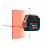 Bosch GCL 2-160 Self-Leveling Cross-Line Laser with Plumb Points