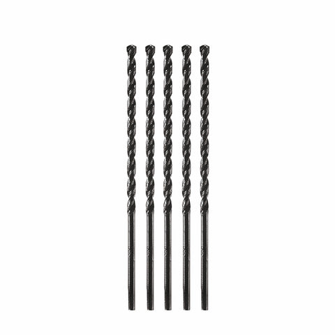 Bosch TC6005 5 Piece 3/16" x 5-1/2" Flat Shank Hex Masonry Drill Bits