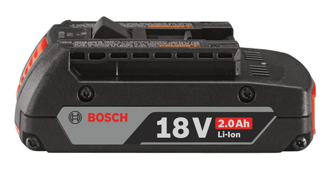 Bosch BAT612 18V Lithium-Ion 2.0Ah Clamshell High Capacity Battery