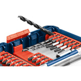 Bosch CCSSQV208 8-Pc Impact Tough Square 2" Power Bits with Clip