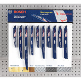 Bosch DRESM6X2-10 6" 8 + 10 2X2 TPI Speed for Thick Metal Recip Saw Blade