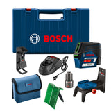 Bosch GCL100-80CG 12V Max Connected Green-Beam Cross-Line Laser w/Plumb Points