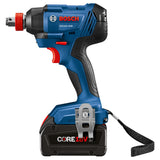 Bosch GDX18V-1600B12 18 V 1/4" and 1/2" Two-In-One Bit/Socket Impact Driver Kit