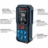 Bosch GLM165-27C Blaze 165ft LDM R BT Retail