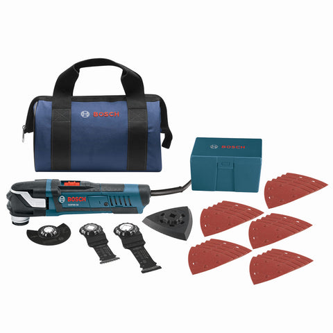 Bosch GOP40-30B StarlockPlus Oscillating Multi-Tool Kit, Snap-In Accessories