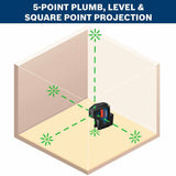 Bosch GPL100-50G 5-Point Laser Level Retail G