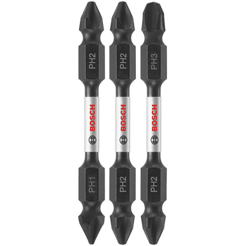 Bosch ITDEPHV2503 3 pc. Impact Tough 2.5 In. Phillips Double-Ended Bit Set