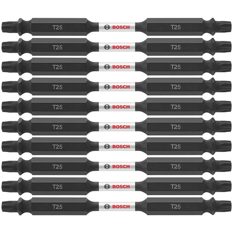 Bosch ITDET2535B 10-Pc Impact Tough 3.5" Torx #25 Double-Ended Bits