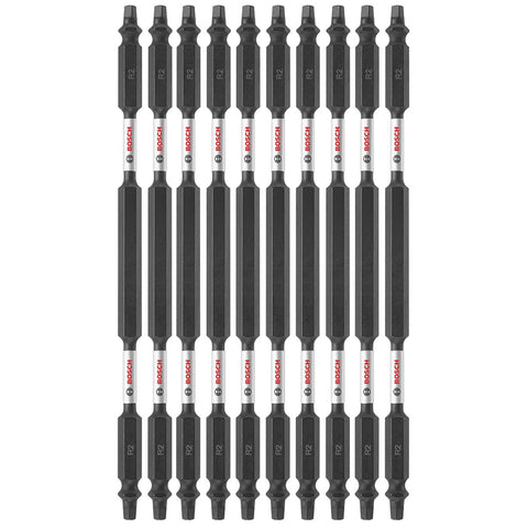 Bosch ITDET256B 10-Pc Impact Tough 6" Torx #25 Double-Ended Bits