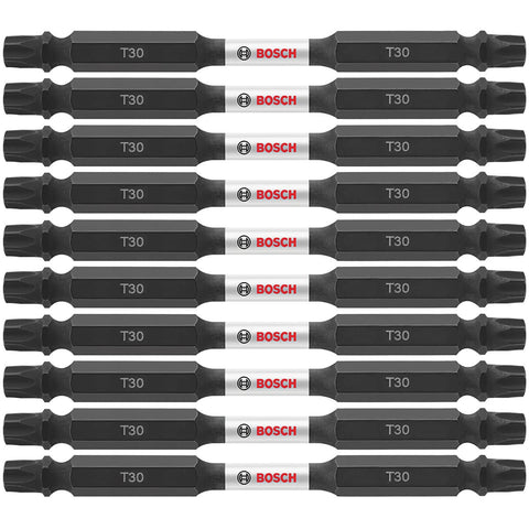 Bosch ITDET3035B 10-Pc Impact Tough 3.5" Torx #30 Double-Ended Bits