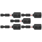 Bosch ITNS38B (5) Impact Tough 3/8 In. x 1-7/8 In. Nutsetters (Bulk Pack)