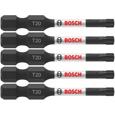 Bosch ITT20205 5 pc. Impact Tough 2 In. Torx #20 Power Bits