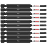 Bosch ITT2035B 10-Pc Impact Tough 3.5" Torx #20 Power Bits (Bulk Pack)