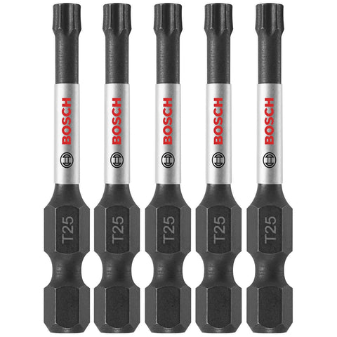 Bosch ITT25205 5 pc. Impact Tough 2 In. Torx #25 Power Bits