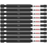 Bosch ITT3035B 10-Pc Impact Tough 3.5" Torx #30 Power Bits (Bulk Pack)