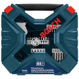 Bosch MS4065 65 pc. Drilling and Driving Mixed Bit Set