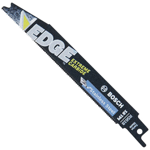 Bosch RS618 6" 18 TPI Carbide-Tooth Edge Reciprocating Saw Blade