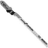 Bosch T101AOF 3-1/4" 20TPI Special for Laminate T-Shank Jig Saw Blades 5Pk
