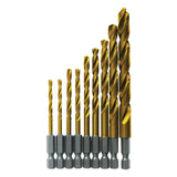 Bosch TI9IM 9 Pc. Impact Tough Titanium Drill Bit Set