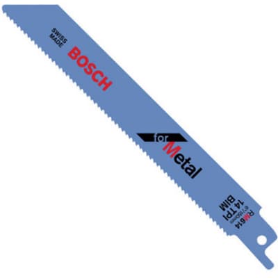 Bosch RM614 6" 14TPI Metal Cutting Reciprocating Saw Blades 5-Pack